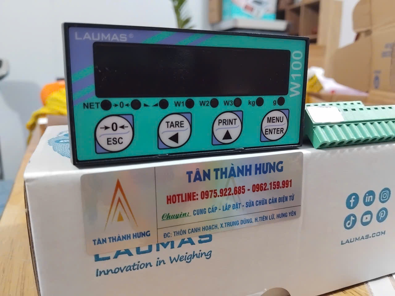 ĐẦU CÂN W100 - LAUMAS - ITALIA